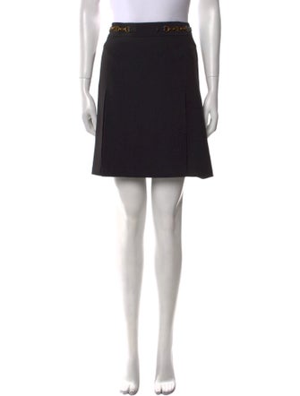 Tory Burch Chain-Link Accents Mini Skirt