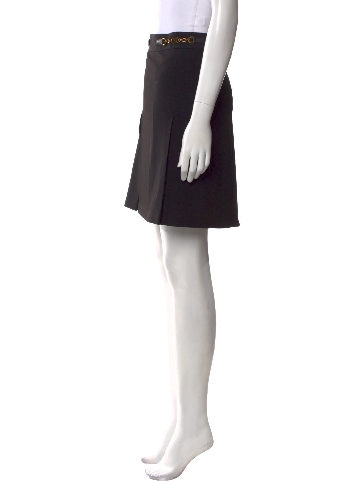 Tory Burch Chain-Link Accents Mini Skirt