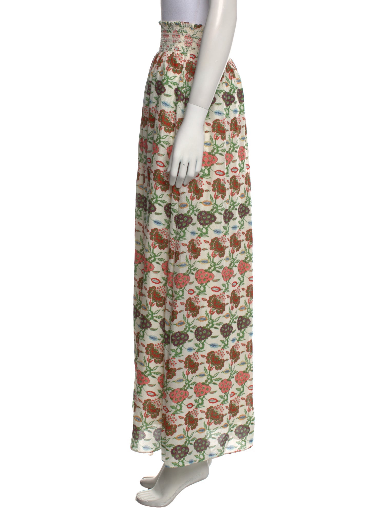 Tory Burch Silk Midi Length Skirt