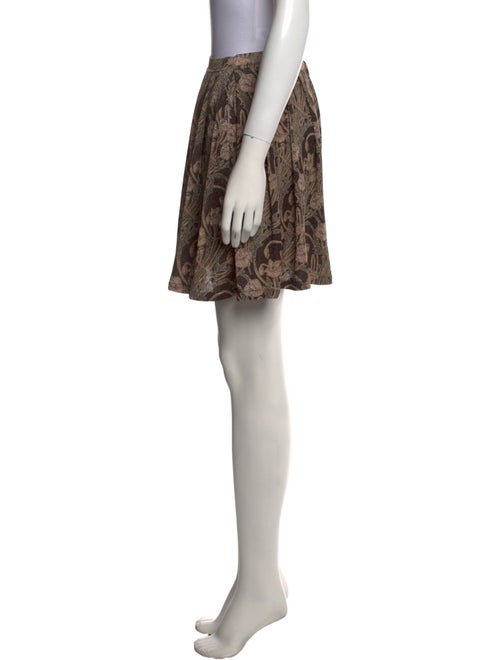 Tory Burch Floral Print Mini Skirt