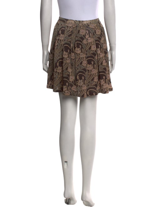 Tory Burch Floral Print Mini Skirt