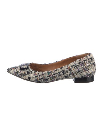 Tory Burch Tweed Printed Flats