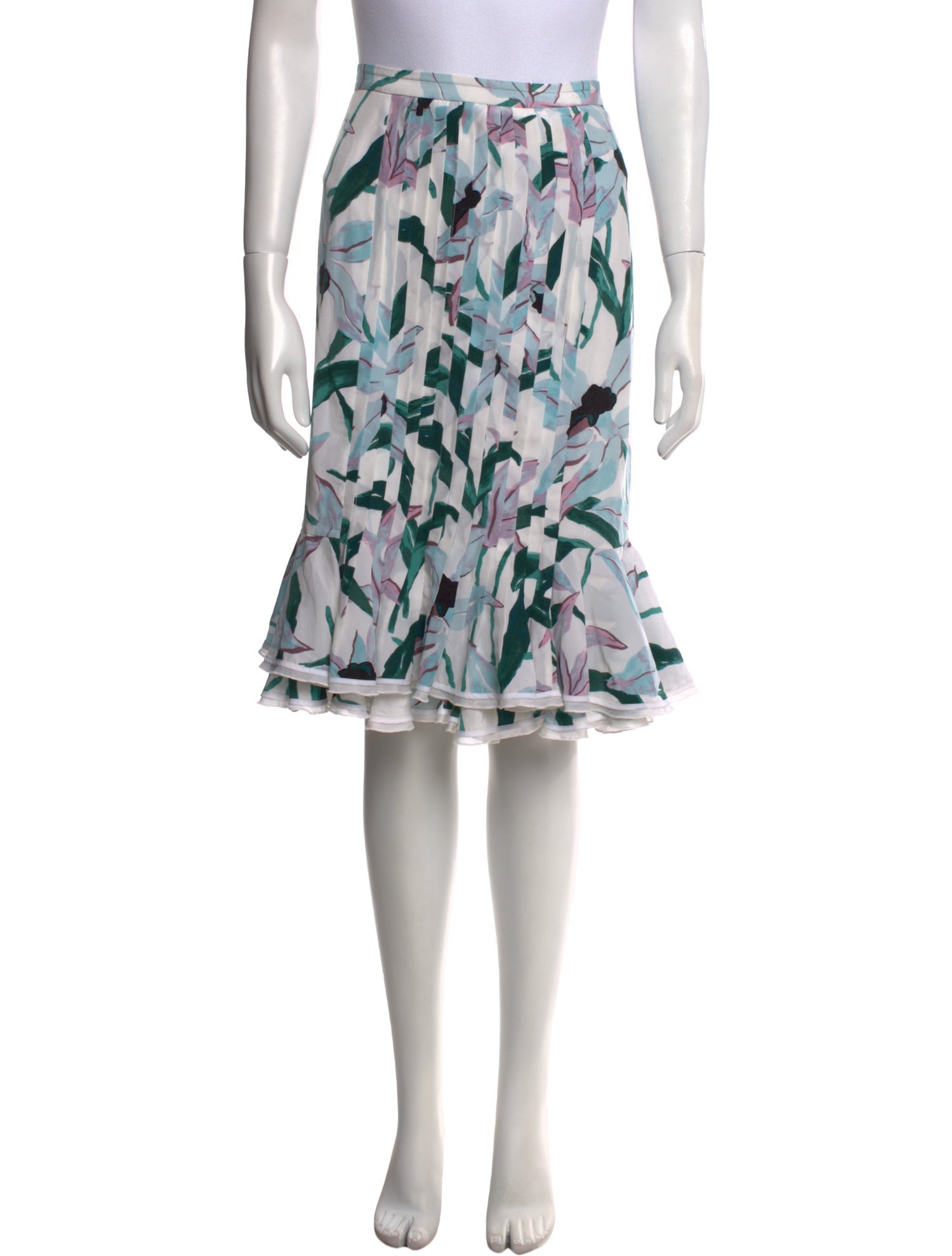 Tory Burch Silk Knee-Length Skirt