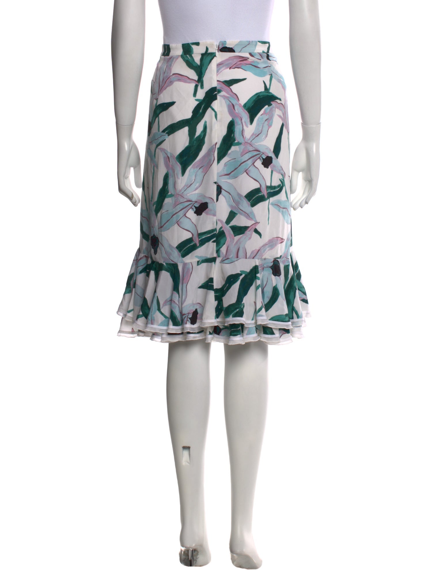 Tory Burch Silk Knee-Length Skirt