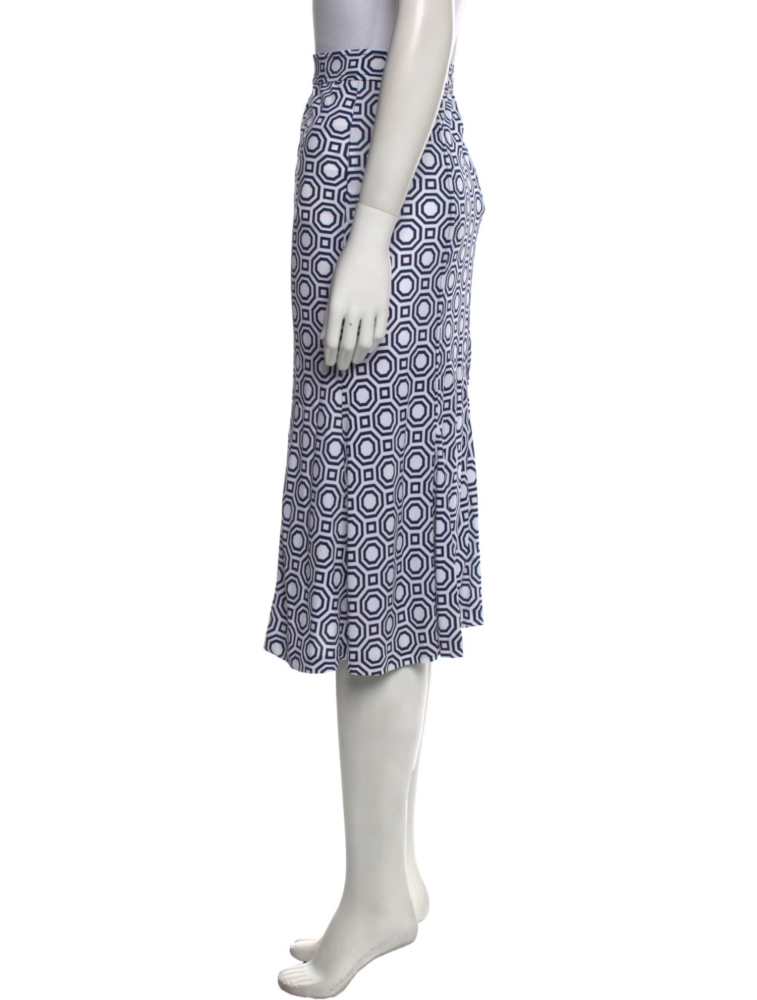 Tory Burch Printed Knee-Length Skirt