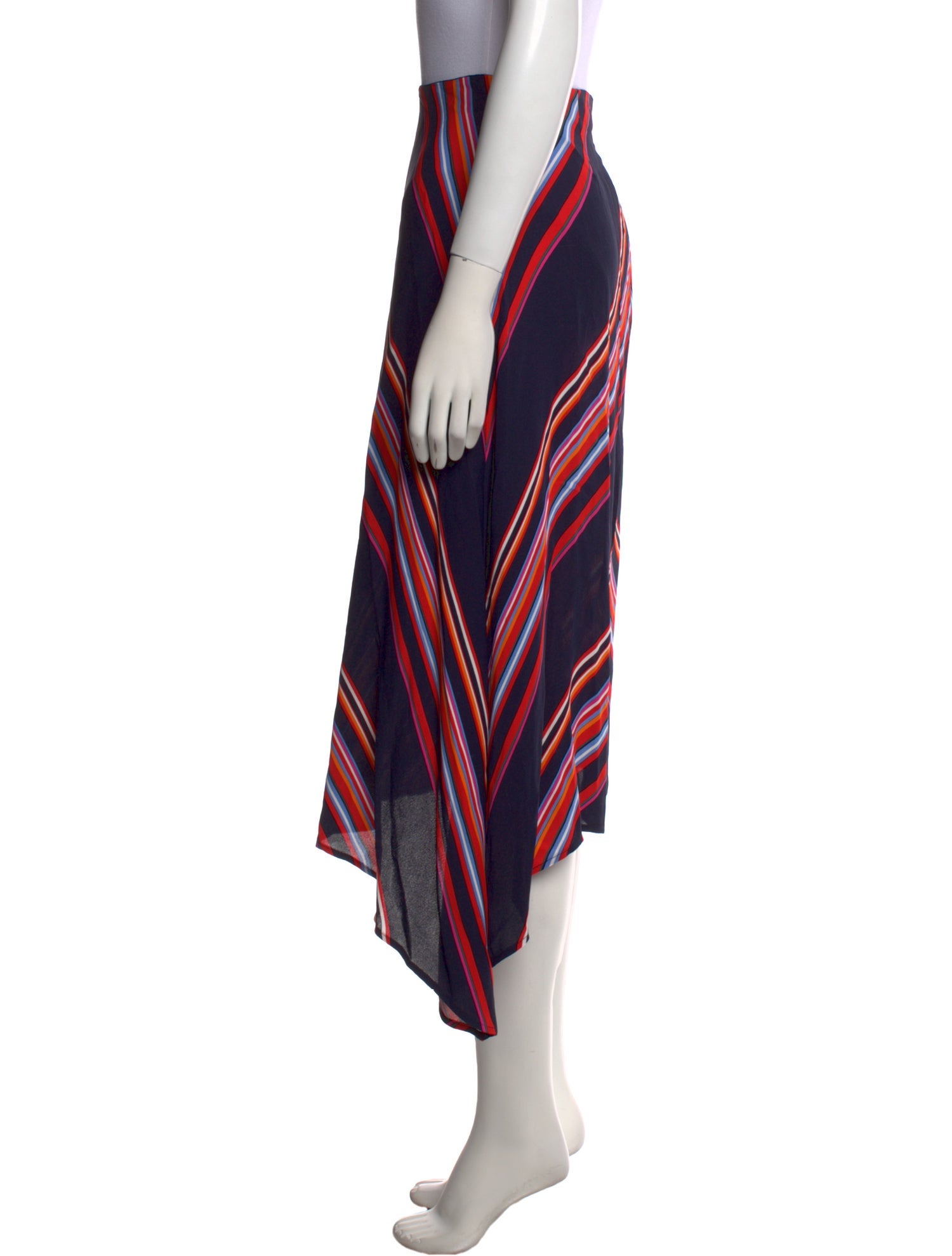 Tory Burch Striped Knee-Length Skirt