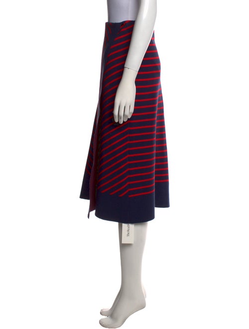 Tory Burch Striped Knee-Length Skirt