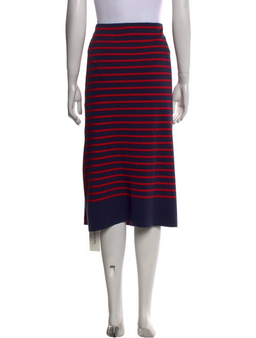 Tory Burch Striped Knee-Length Skirt