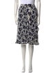 Tory Burch Floral Print Knee-Length Skirt