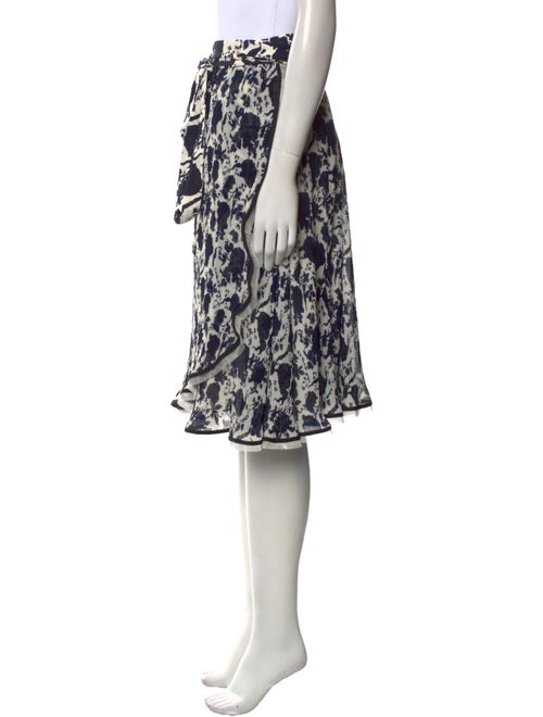 Tory Burch Floral Print Knee-Length Skirt
