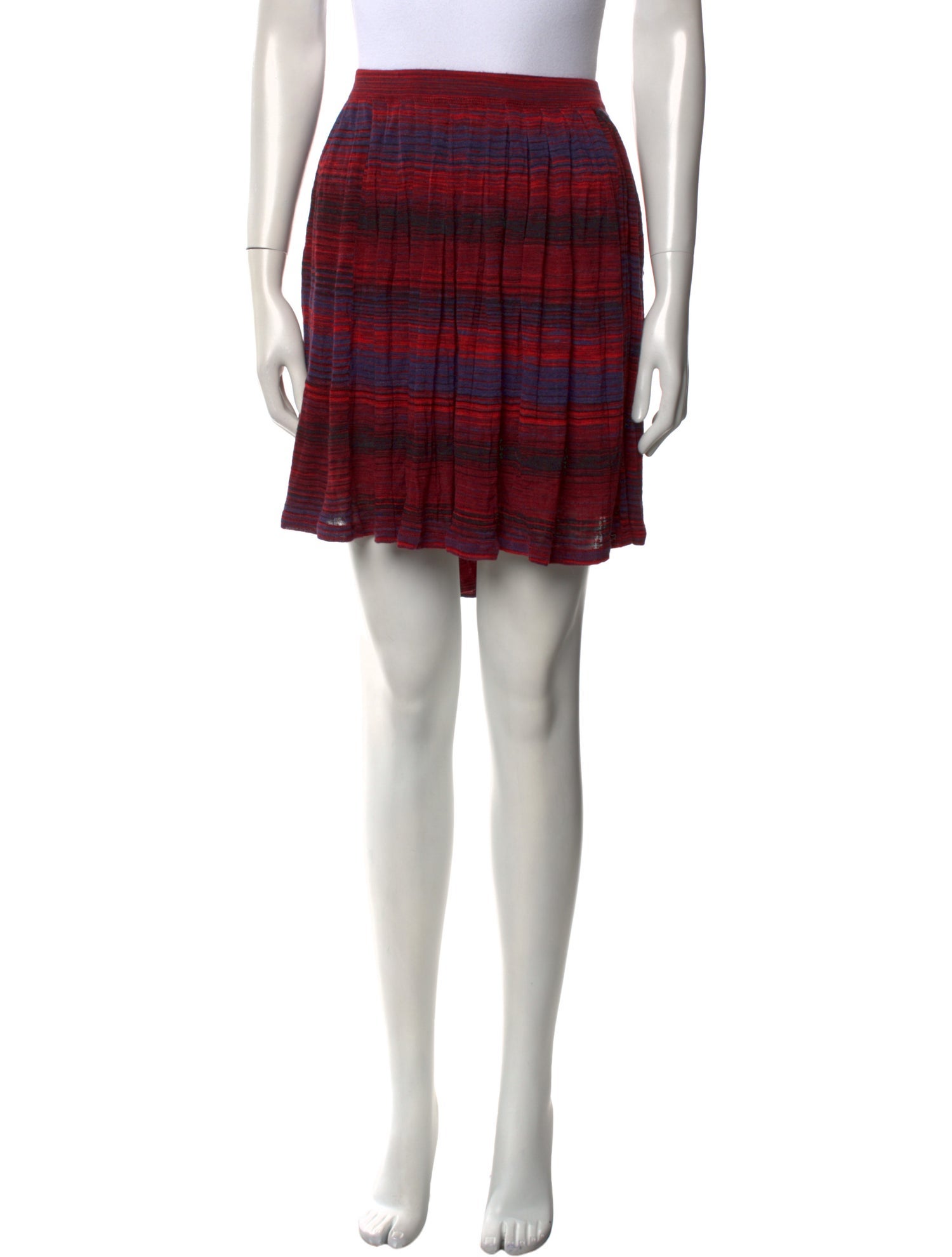 Tory Burch Plaid Print Mini Skirt