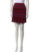 Tory Burch Plaid Print Mini Skirt