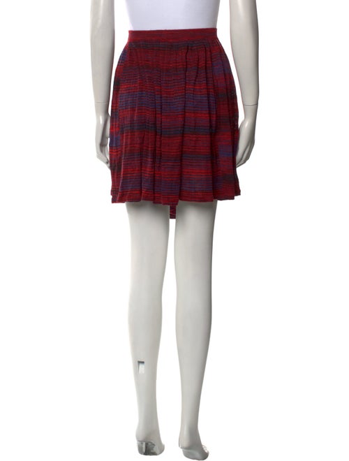 Tory Burch Plaid Print Mini Skirt