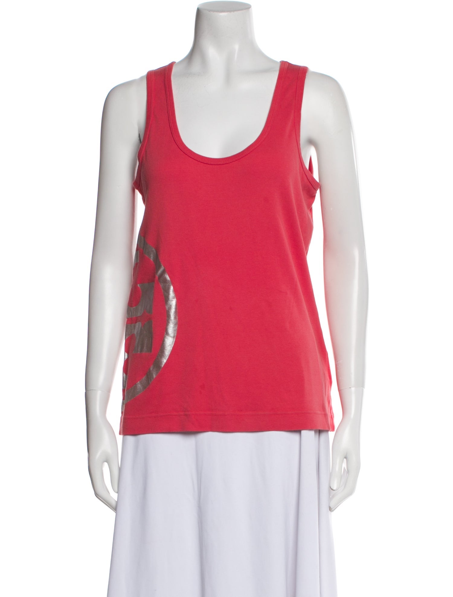 Tory Burch Scoop Neck Sleeveless Top
