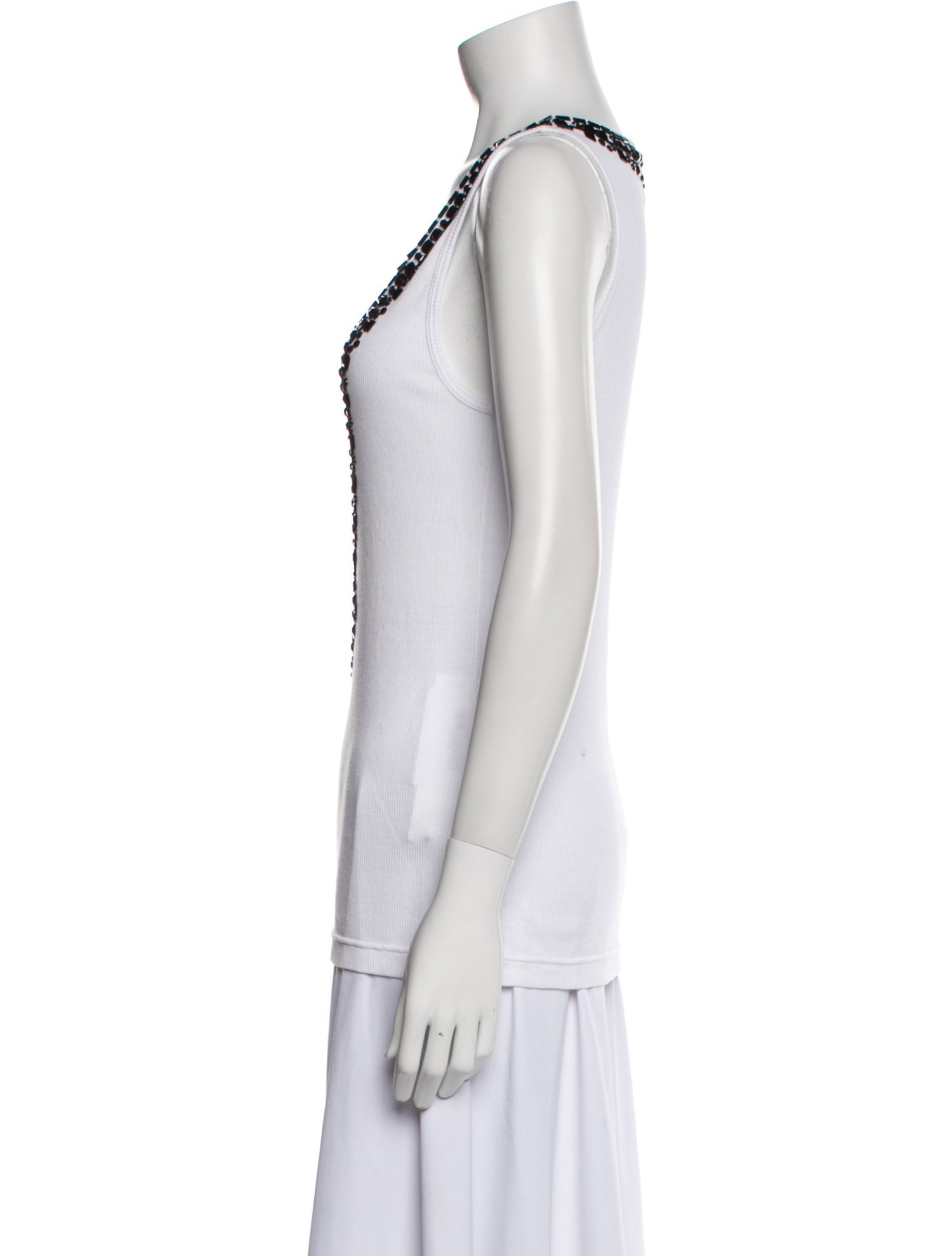 Tory Burch V-Neck Sleeveless Top