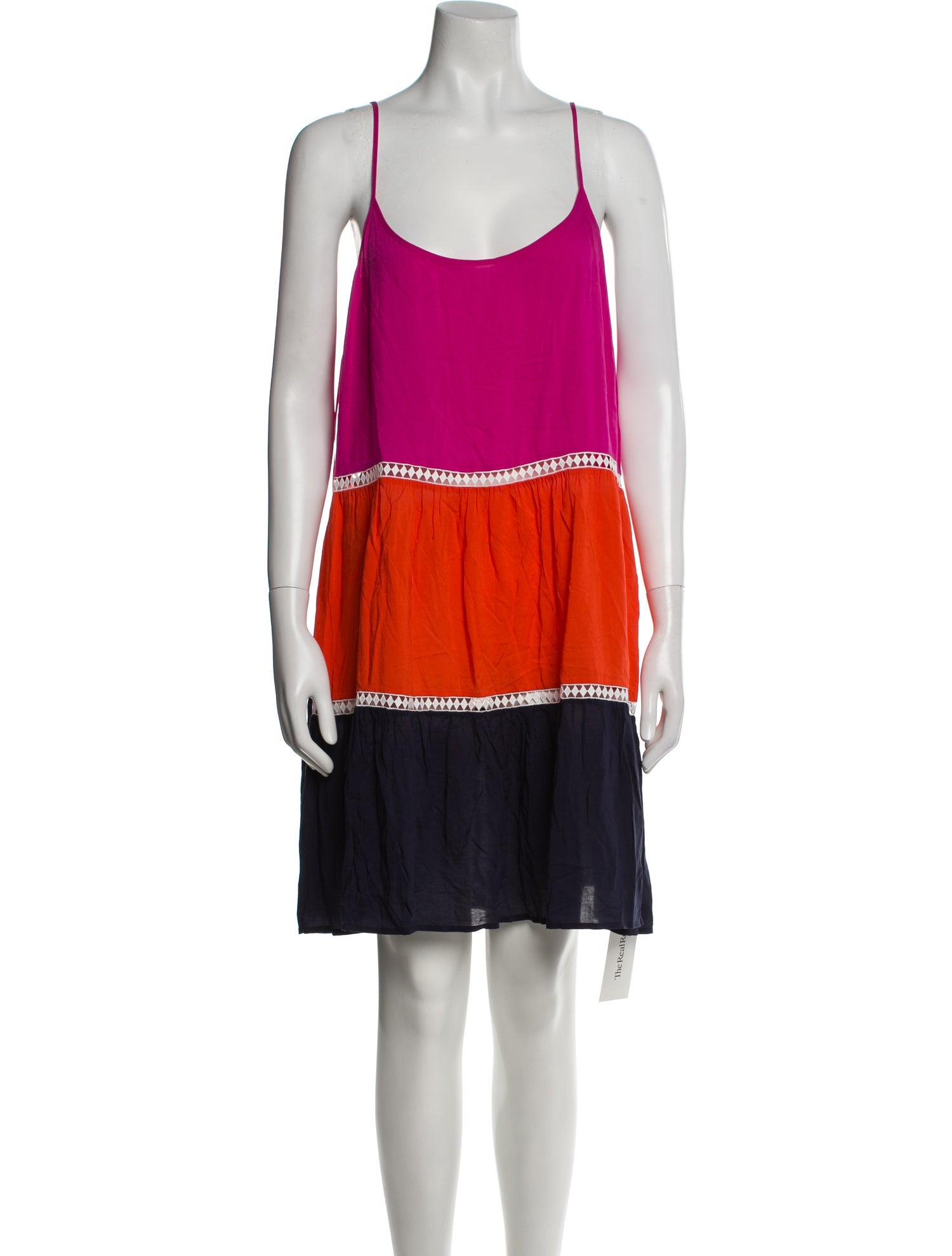 Tory Burch Colorblock Pattern Knee-Length Dress w/ Tags