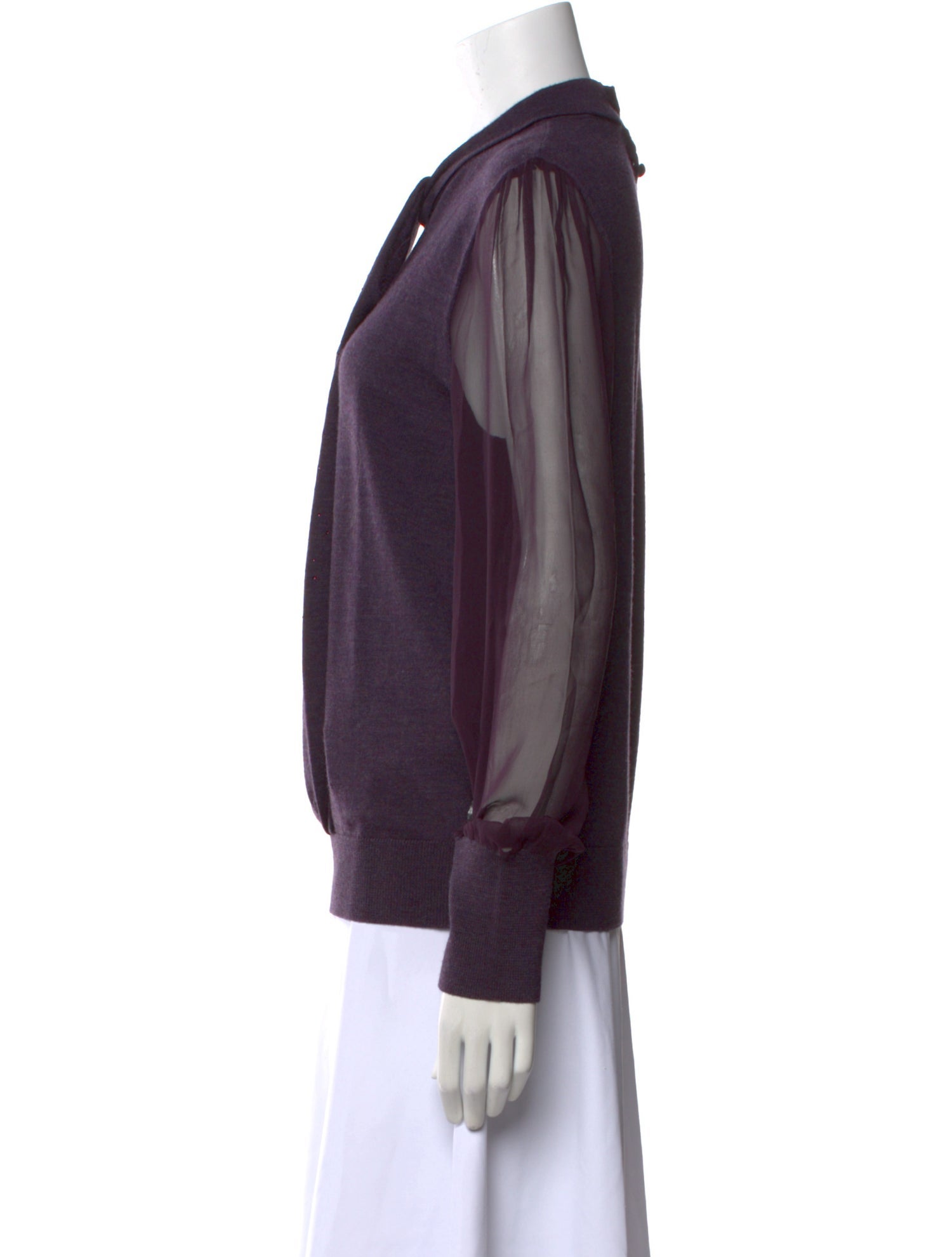 Tory Burch Merino Wool Crew Neck Sweater