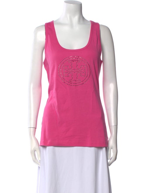 Tory Burch Scoop Neck Sleeveless Top