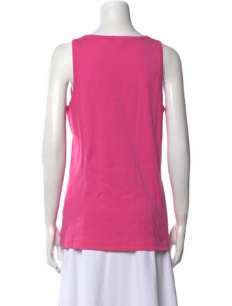 Tory Burch Scoop Neck Sleeveless Top
