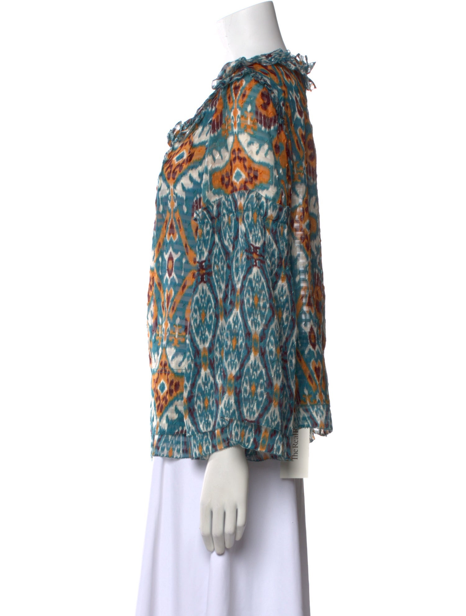 Tory Burch Silk Printed Blouse