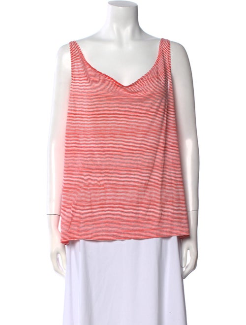 Tory Burch Striped V-Neck Top