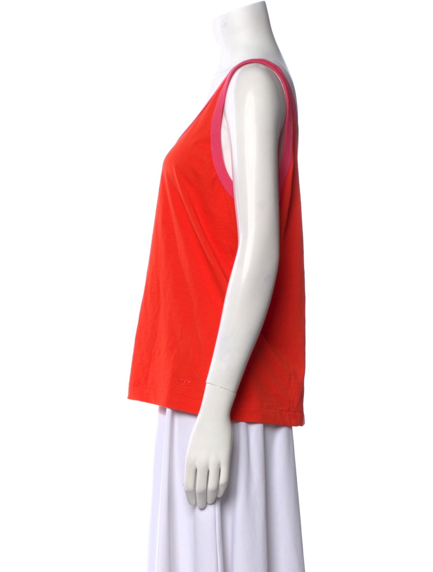 Tory Burch Scoop Neck Sleeveless Top
