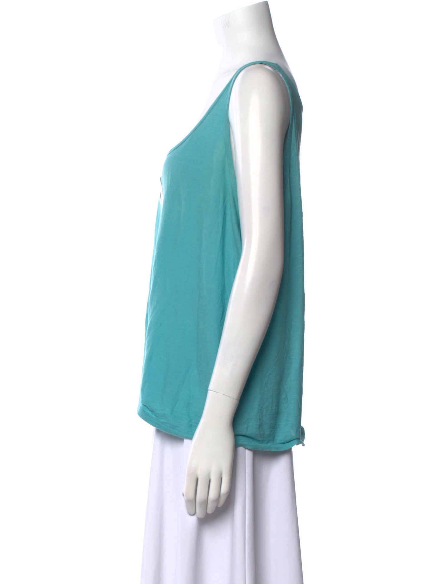 Tory Burch Graphic Print Scoop Neck Top