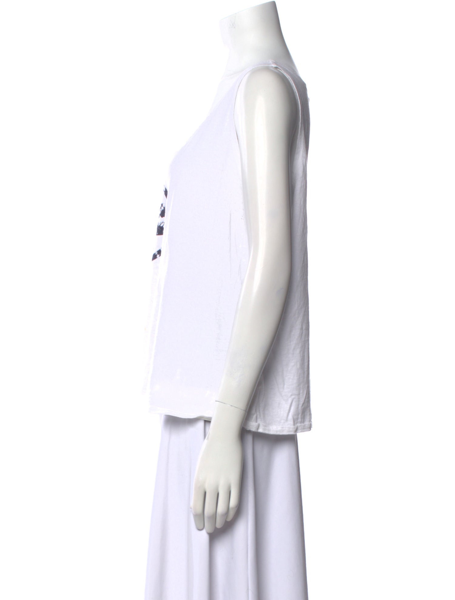 Tory Burch Graphic Print Scoop Neck Top