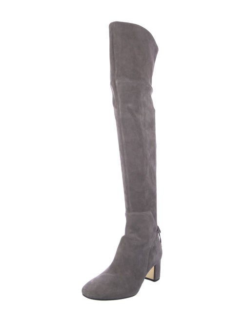 Tory Burch Suede Bow Accents Boots