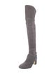 Tory Burch Suede Bow Accents Boots