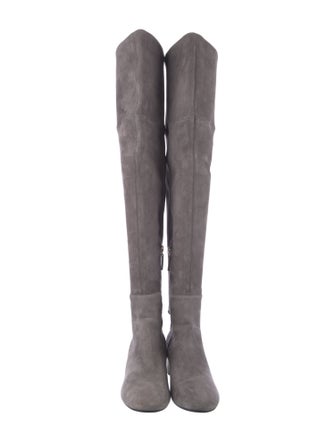 Tory Burch Suede Bow Accents Boots