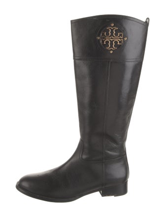 Tory Burch Leather Riding Boots