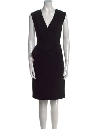 Tory Burch V-Neck Knee-Length Dress