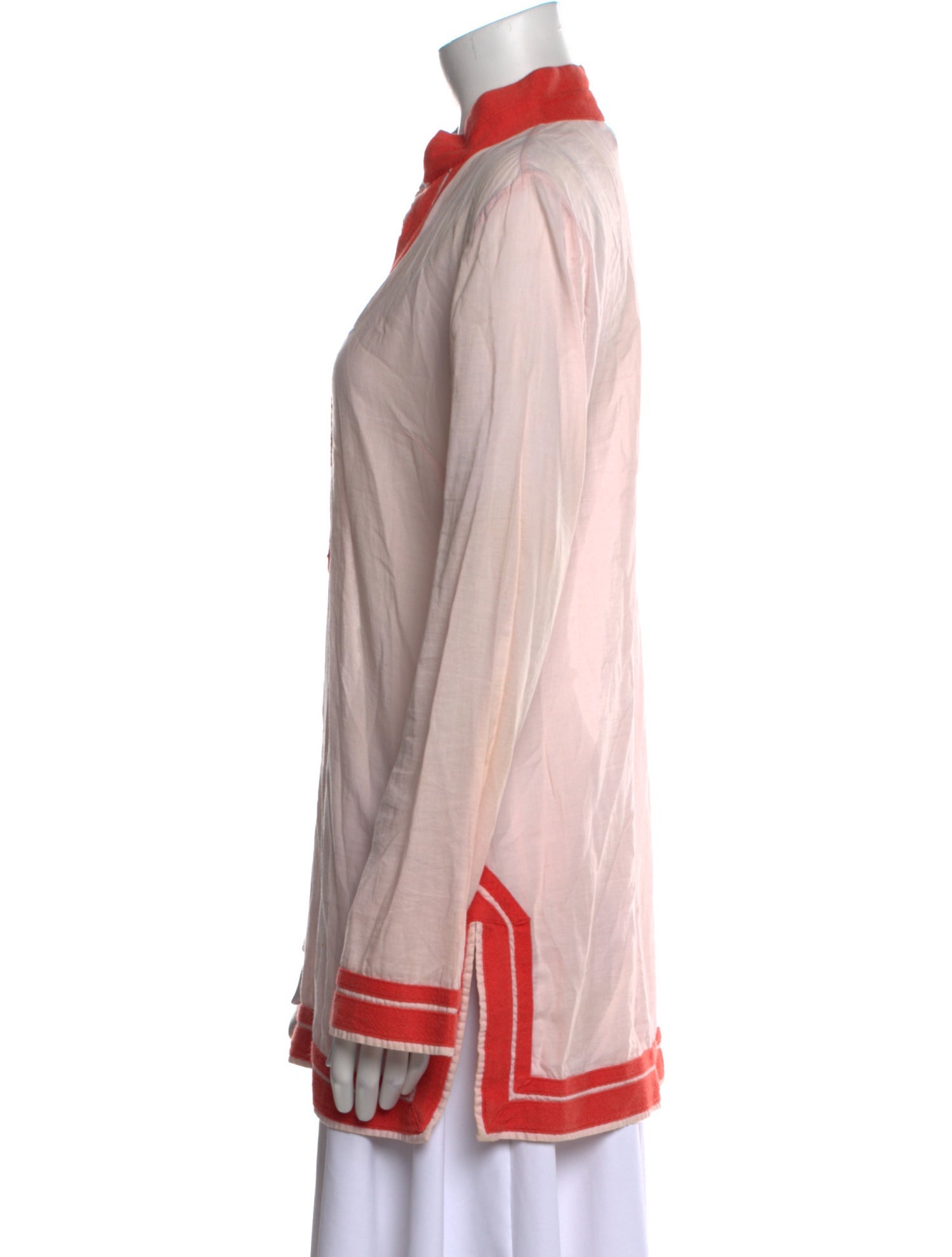 Tory Burch V-Neck Long Sleeve Tunic