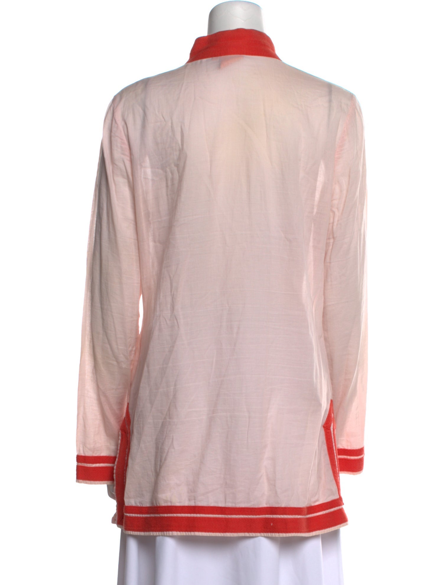 Tory Burch V-Neck Long Sleeve Tunic