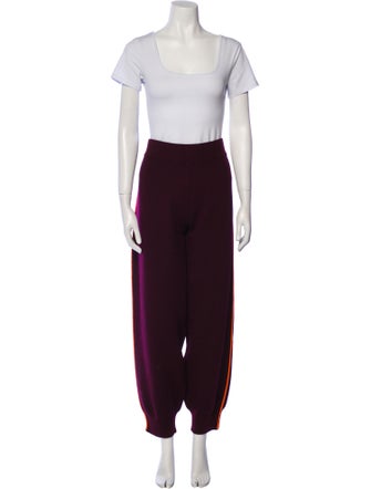 Tory Burch Wool Grosgrain Trim Pant Set