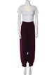 Tory Burch Wool Grosgrain Trim Pant Set