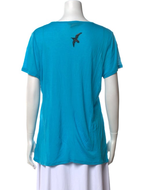 Tory Burch Printed Scoop Neck T-Shirt