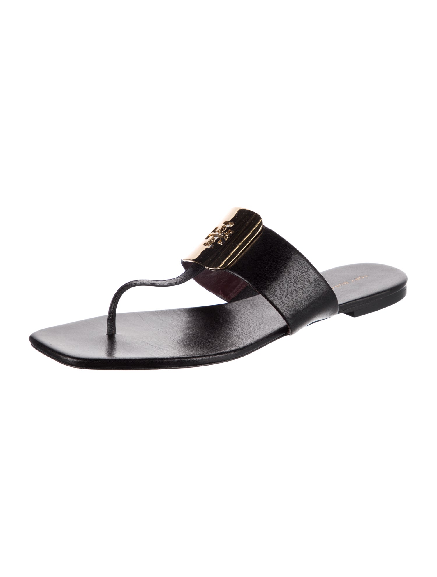 Tory Burch Leather Slides