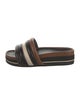 Tory Burch Leather Slides