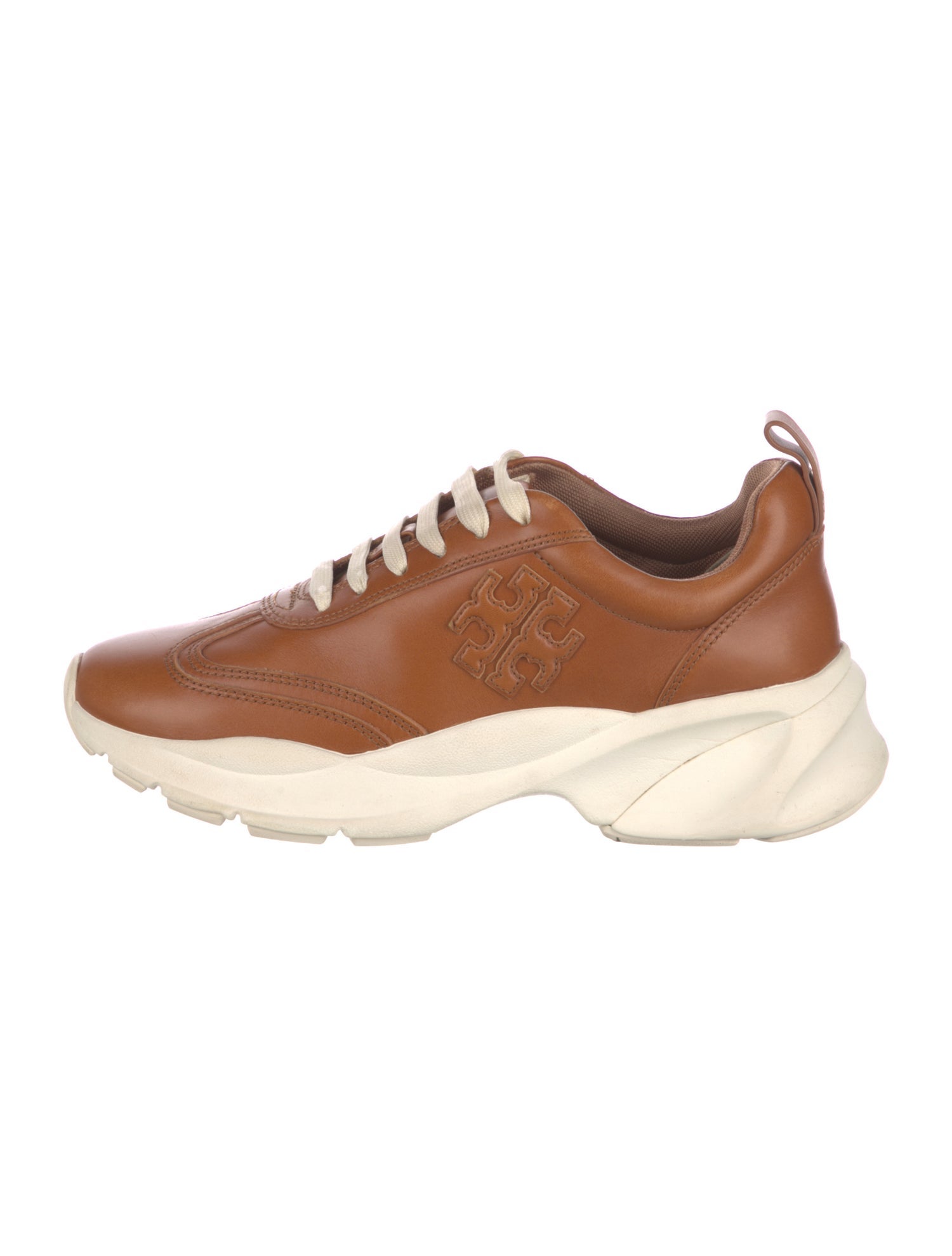 Tory Burch Leather Chunky Sneakers