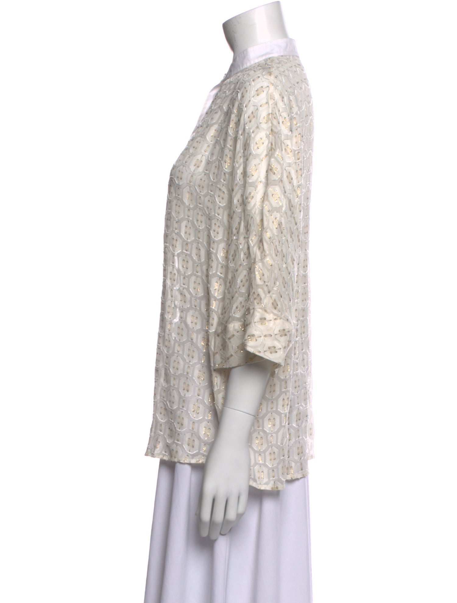 Tory Burch Silk Printed Blouse