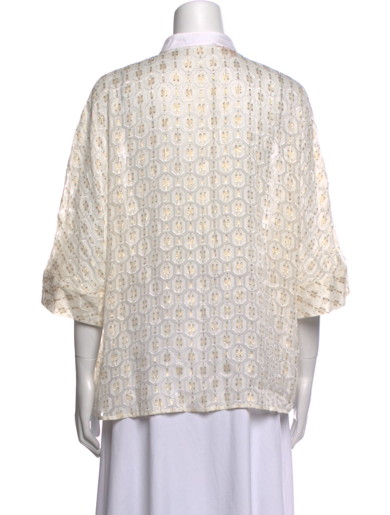 Tory Burch Silk Printed Blouse