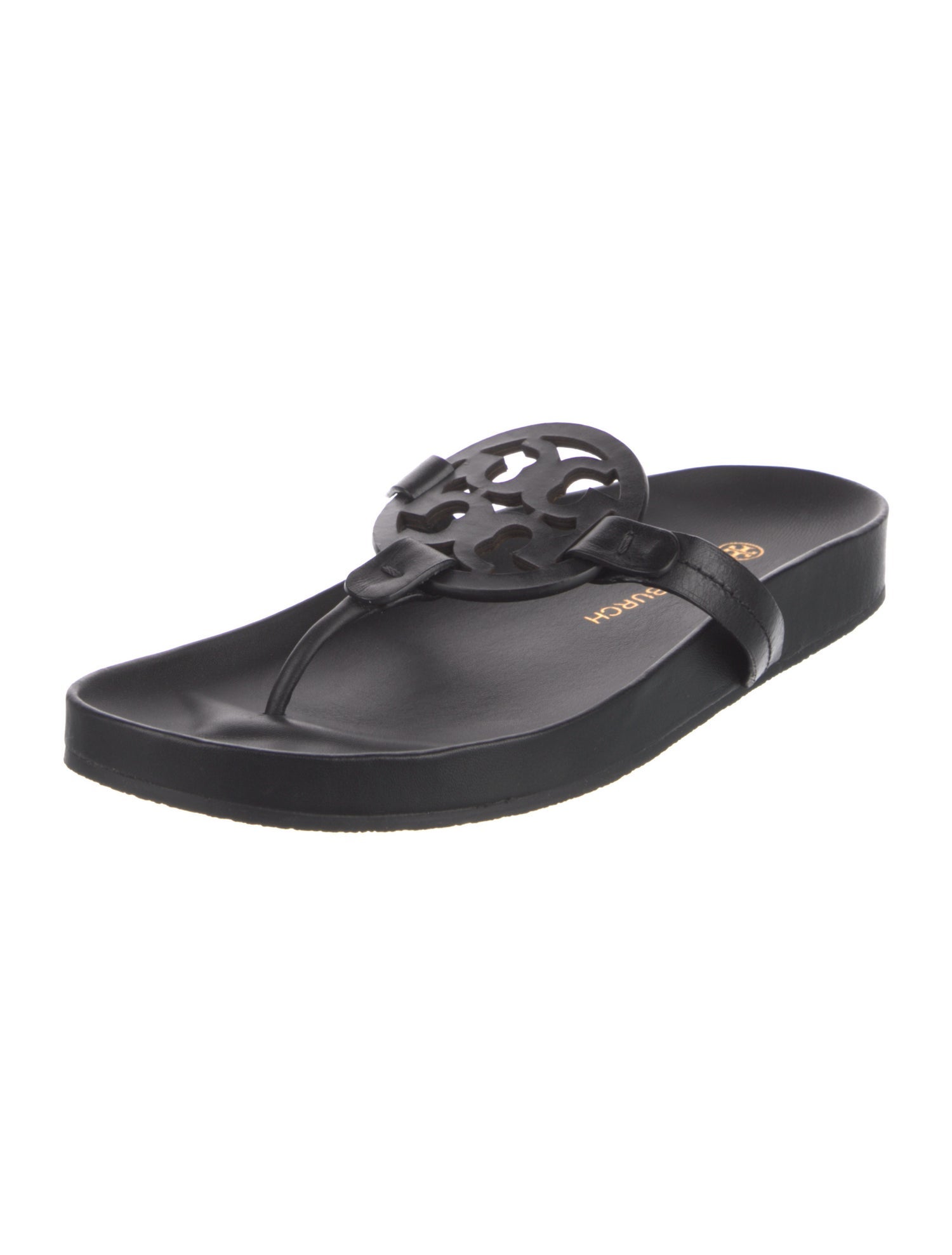 Tory Burch Leather Slides