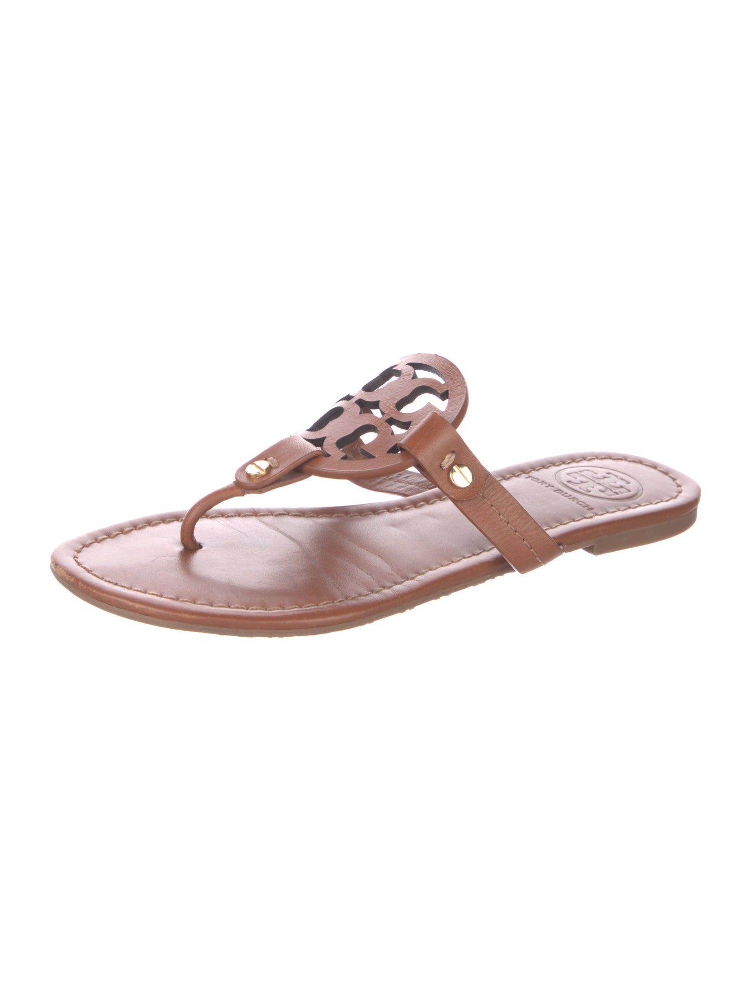 Tory Burch Leather Flip Flops