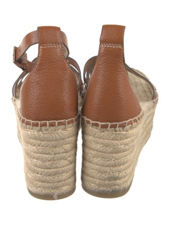 Tory Burch Leather Espadrilles