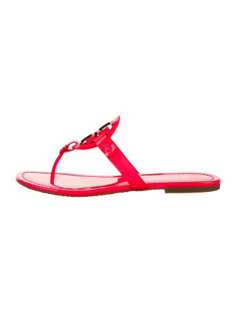 Tory Burch Patent Leather Flip Flops