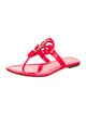 Tory Burch Patent Leather Flip Flops