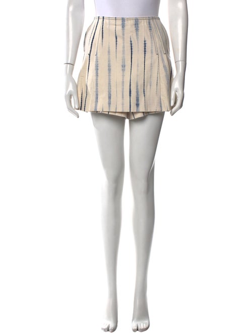 Tory Burch Striped Mini Shorts