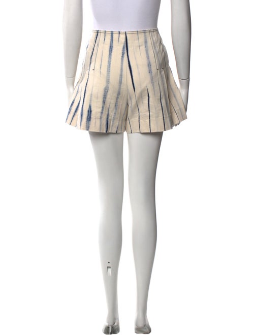 Tory Burch Striped Mini Shorts